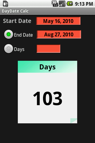 DayDate Calc Android Tools