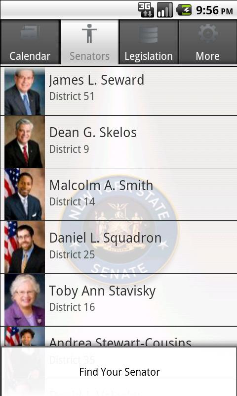 NYSenate Mobile Android Productivity