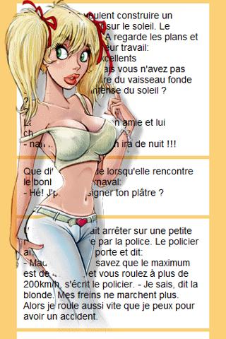 Blagues de blondes Android Media & Video