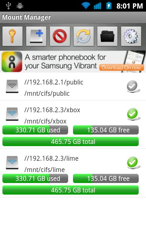 Mount Manager Android Productivity