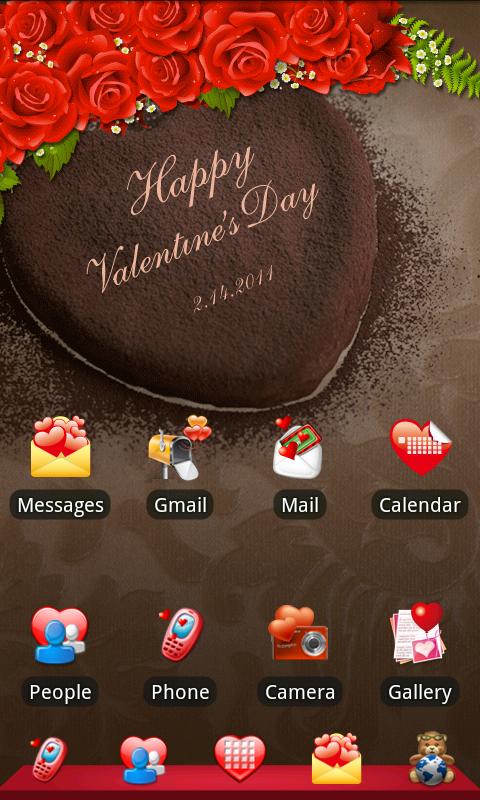 Valentine Theme GO Launcher EX