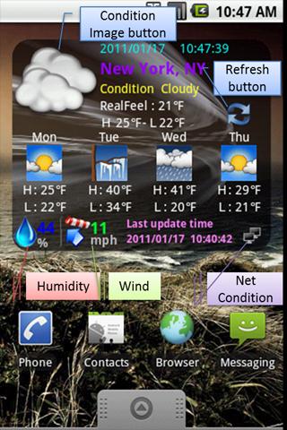 aWeather Widget Android Weather