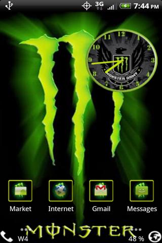 Monster Energy Theme Android Personalization