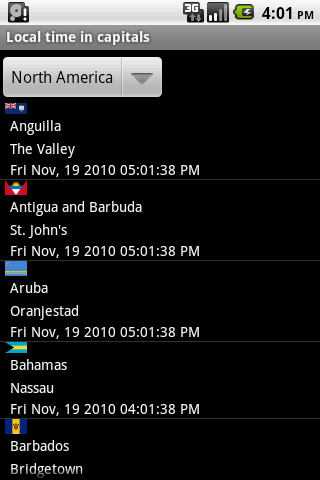 World Time – Trial Android Travel & Local
