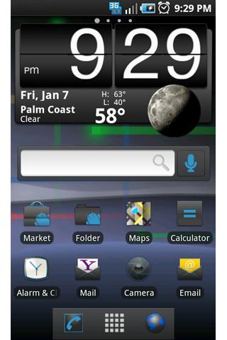 ADW Theme: Gingerbread Blue Android Personalization