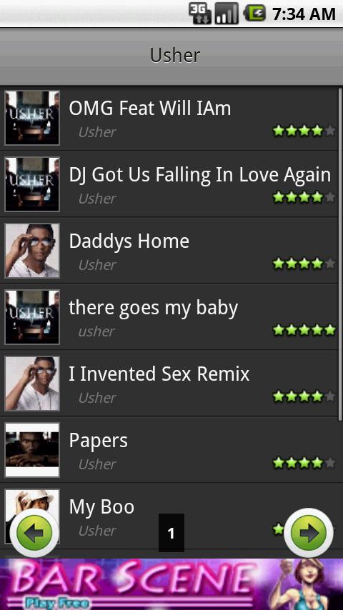 Usher Ringtone Android Entertainment