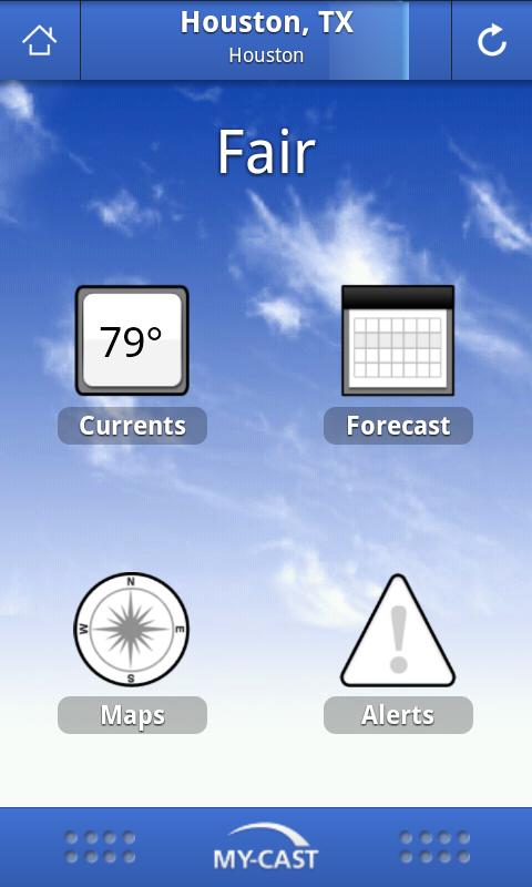My-Cast Weather Lite Android Weather