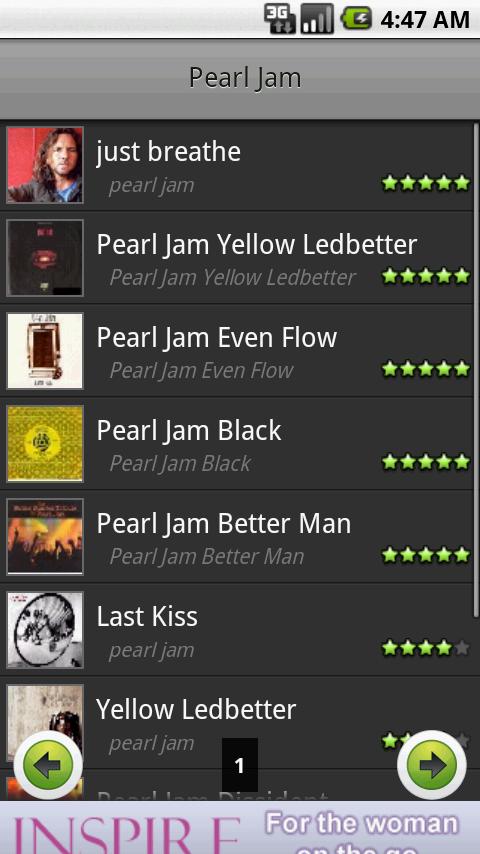 Pearl Jam Ringtone Android Entertainment