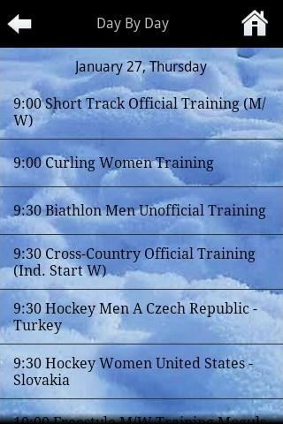 Universiade 2011 Calendar Android Sports