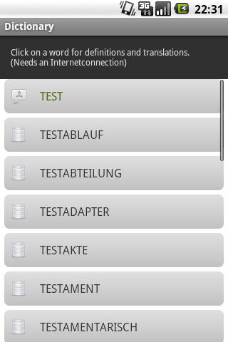 Dictionary (Multilanguage) Android Education