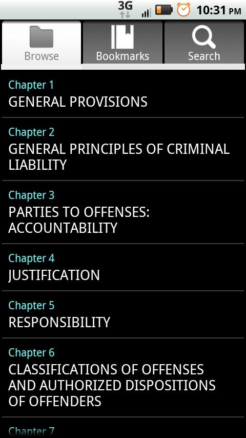 Arizona Criminal Code Android Books & Reference
