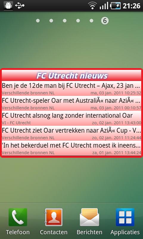 FC Utrecht nieuws Android Sports