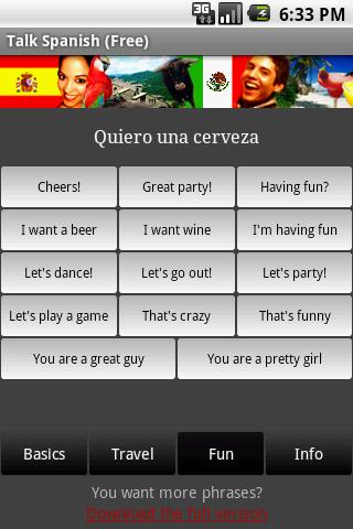 Talk Spanish (Free) Android Travel & Local