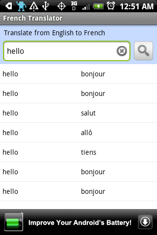 French Translator Android Books & Reference