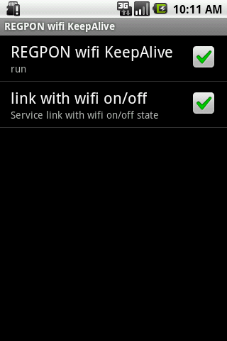 REGPON wifi KeepAlive Android Tools
