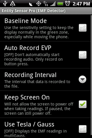 Entity Sensor Pro-EMF Detector Android Entertainment