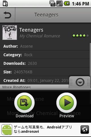 My Chemical Romance Ringtone Android Entertainment