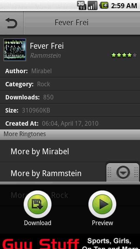 Rammstein Ringtone Android Entertainment