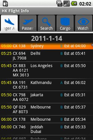 HK Flight Info Android Travel & Local