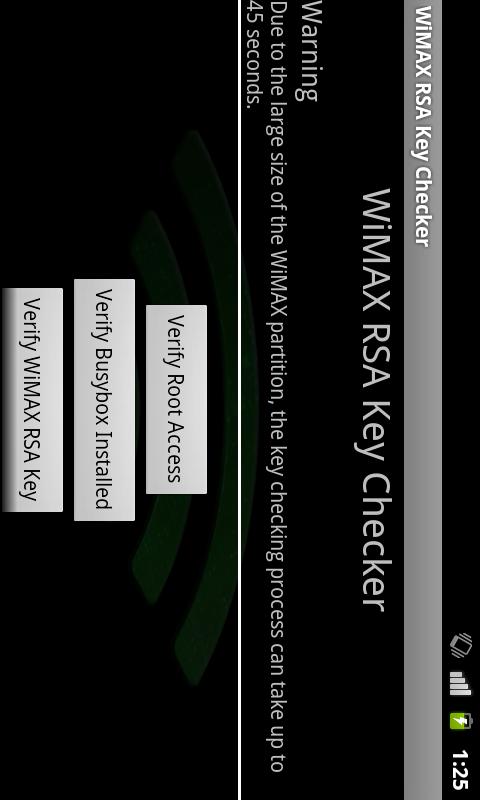 Wimax Keys Checker Android Tools