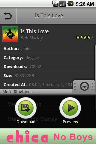 Bob Marley Ringtone Android Music & Audio