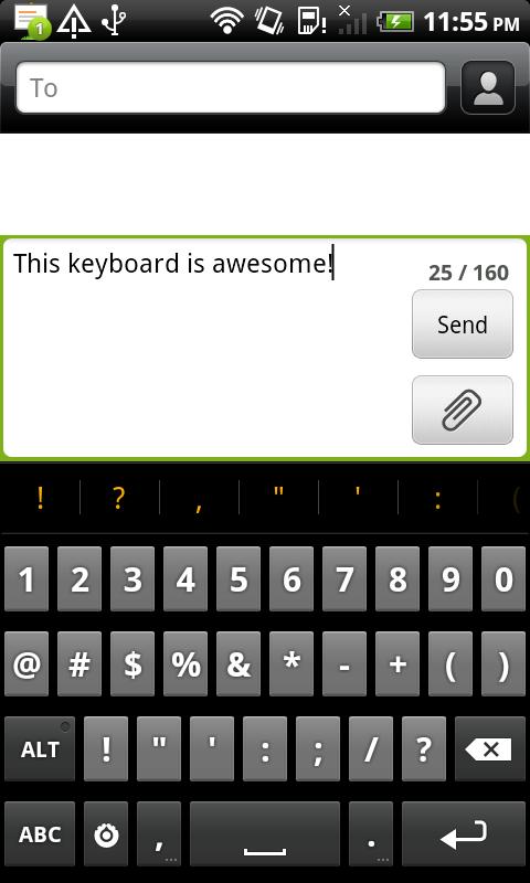 Keyboard from Android 2.3 + Android Tools