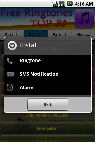Free Ringtones Top 30 Android Music & Audio