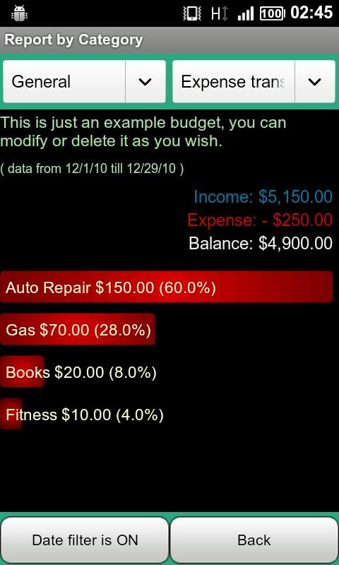 Budget Tracker