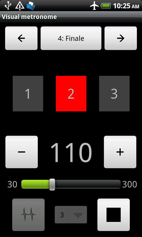Visual metronome Android Music & Audio