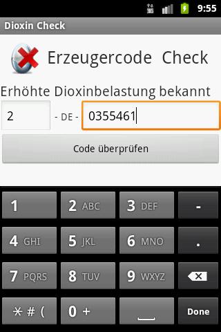 Dioxin Check Android Health & Fitness