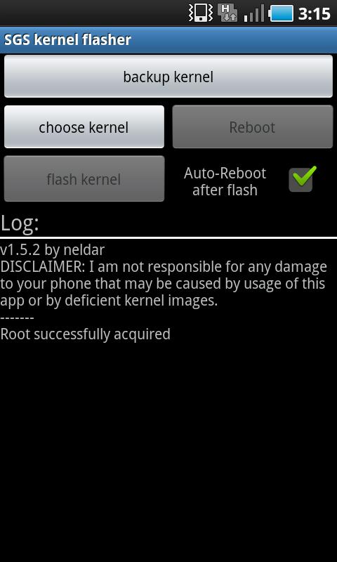 SGS kernel flasher Android Tools
