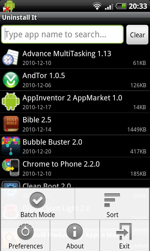 Uninstall It Android Productivity