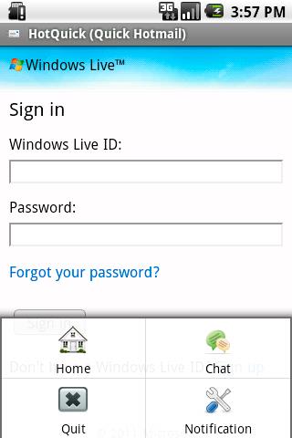HotQuick (Quick Hotmail) Android Communication