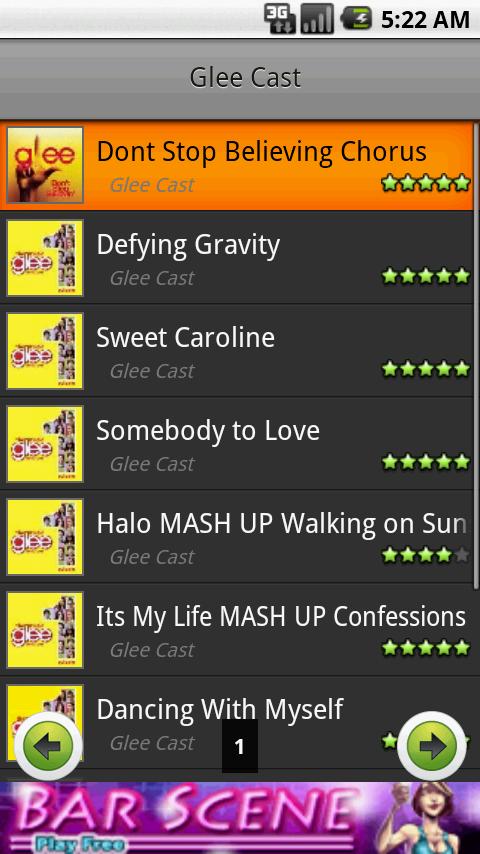 Glee Cast Ringtone Android Entertainment