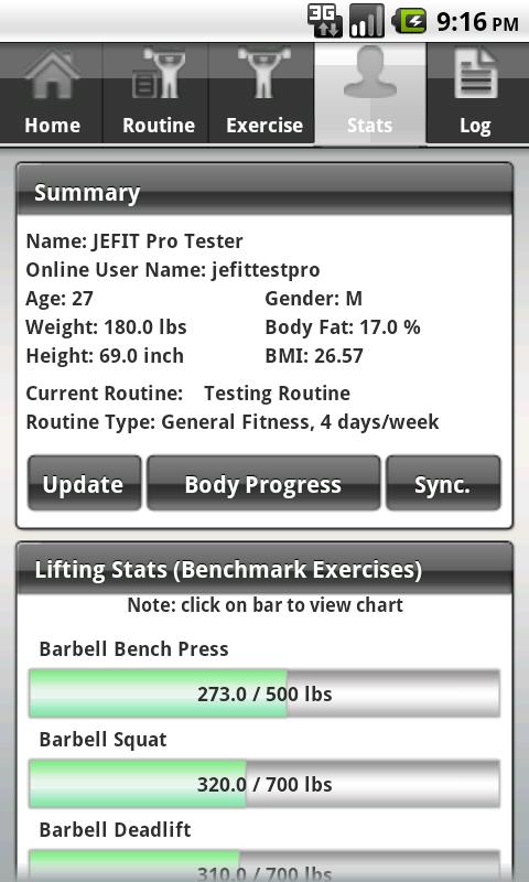 JEFIT Pro – Workout & Fitness Android Health & Fitness