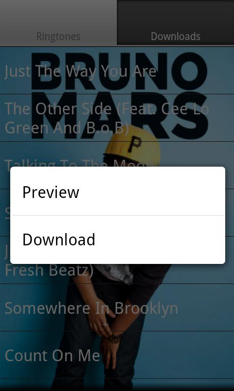 Bruno Mars -Ringtones Android Music & Audio
