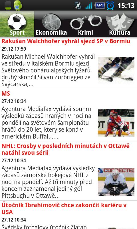 Mediafax Zprávy Android News & Magazines