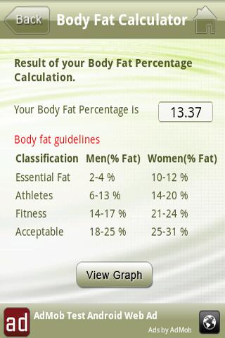 Health Calculator Android Health & Fitness