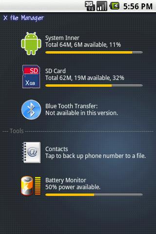 X file Manager Android Tools