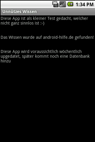 Unnützes Wissen Android Lifestyle