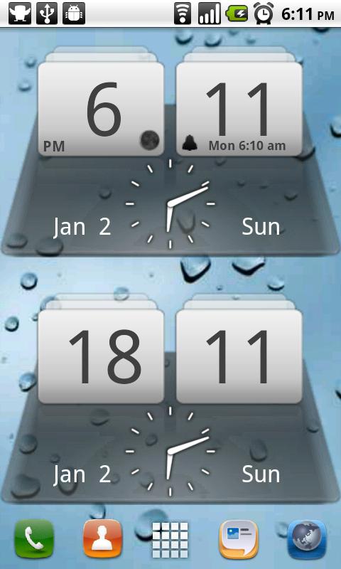 MIUI Digital Weather Clock Android Weather