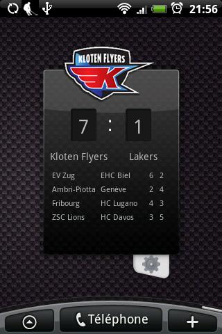 Swiss Hockey Widget Android Sports