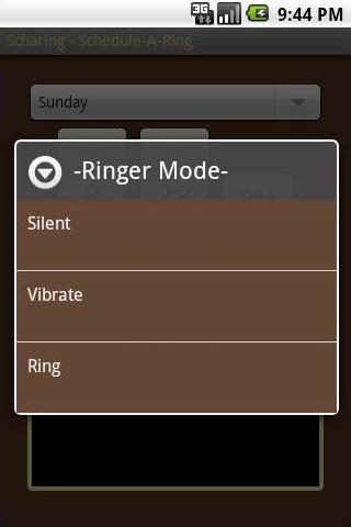 Scharing Schedule A Ring Android Tools