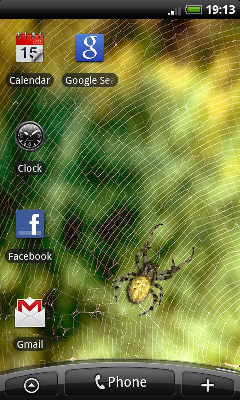 Spider – Live Wallpaper Android Personalization
