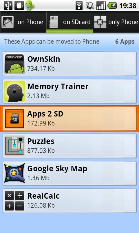 Apps 2 SD (Move app 2 SD) Android Business