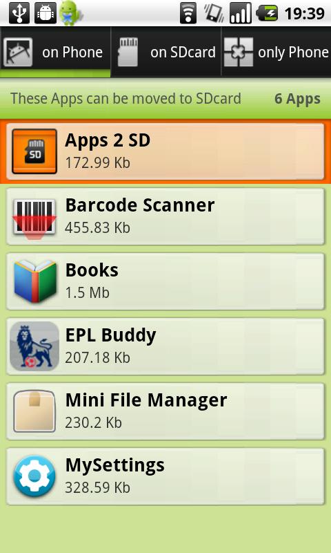 Apps 2 SD (Move app 2 SD) Android Business