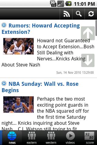 Pro Basketball News Centre Android Sports