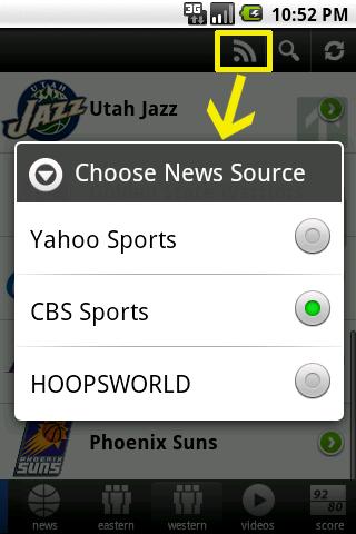 Pro Basketball News Centre Android Sports