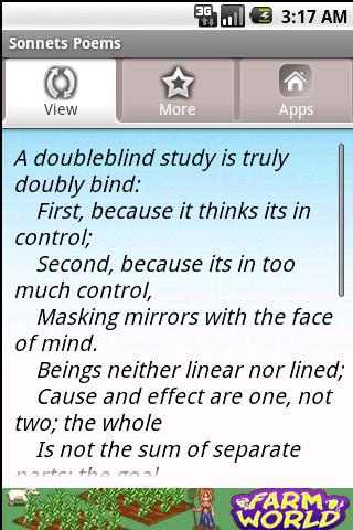 Sonnets Poems Android Lifestyle