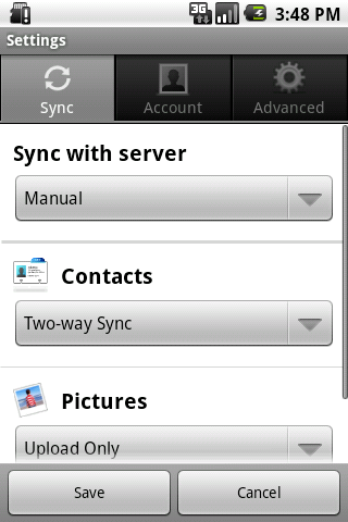 Funambol Sync Android Productivity